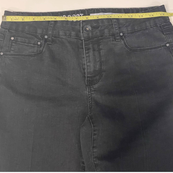 DKNY Womens Jeans Size 6 Soho Boot Black Bootcut - Picture 11 of 13